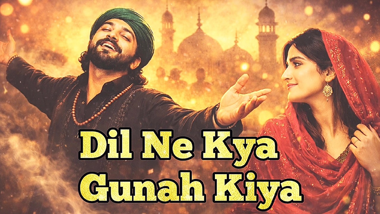 Dil Ne Kya Gunah Kiya 💔 | 90s Bollywood Qawwali Vibes | Vintage Sad Song | Male Voice
