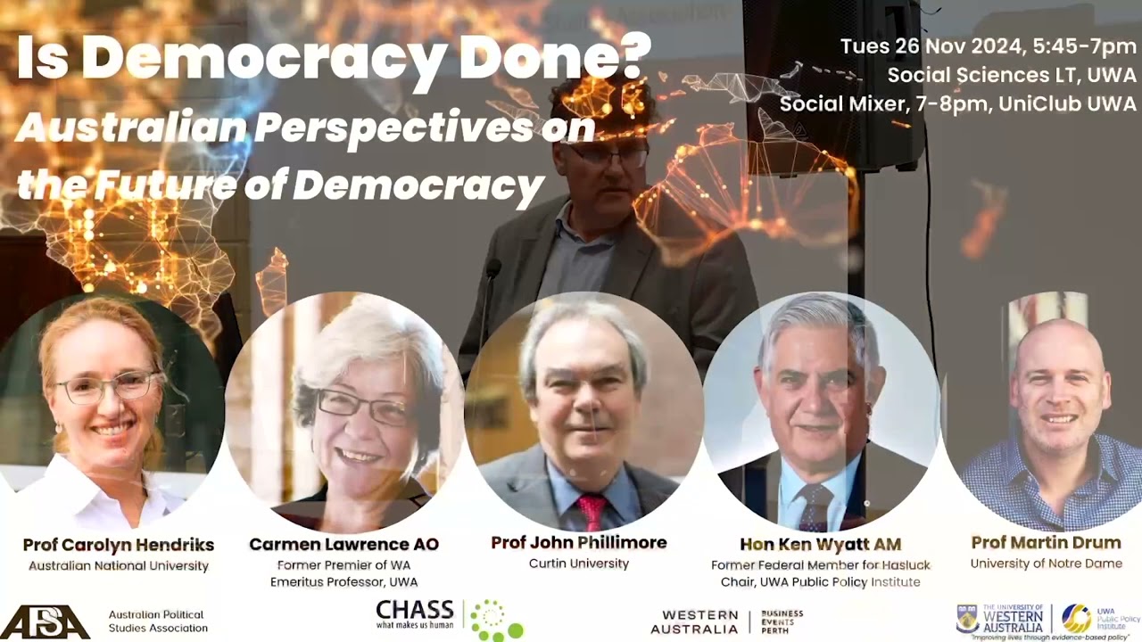 Is Democracy Done? Australian Perspectives on the Future of Democracy