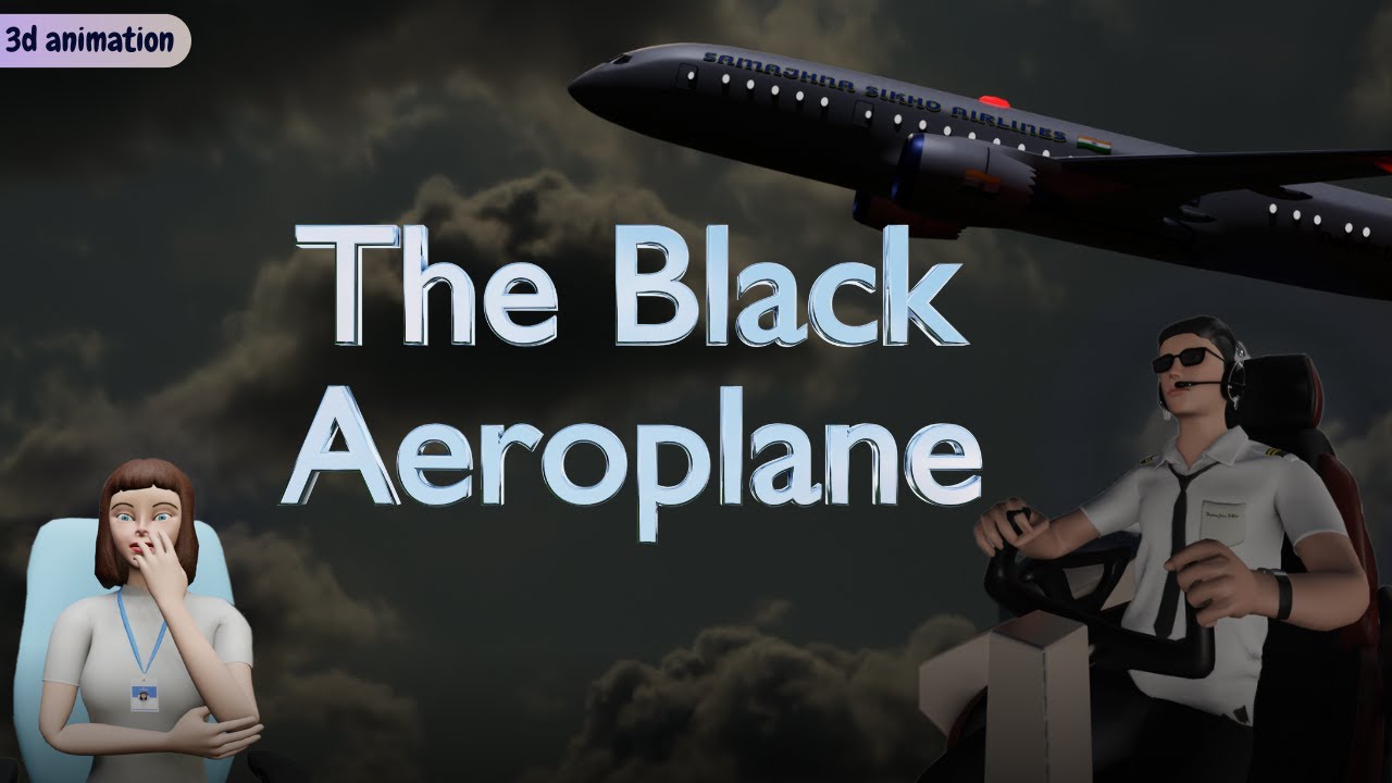 Black aeroplane class 10 l animation in hindi | (3d Animation hindi kahani ) 2026/