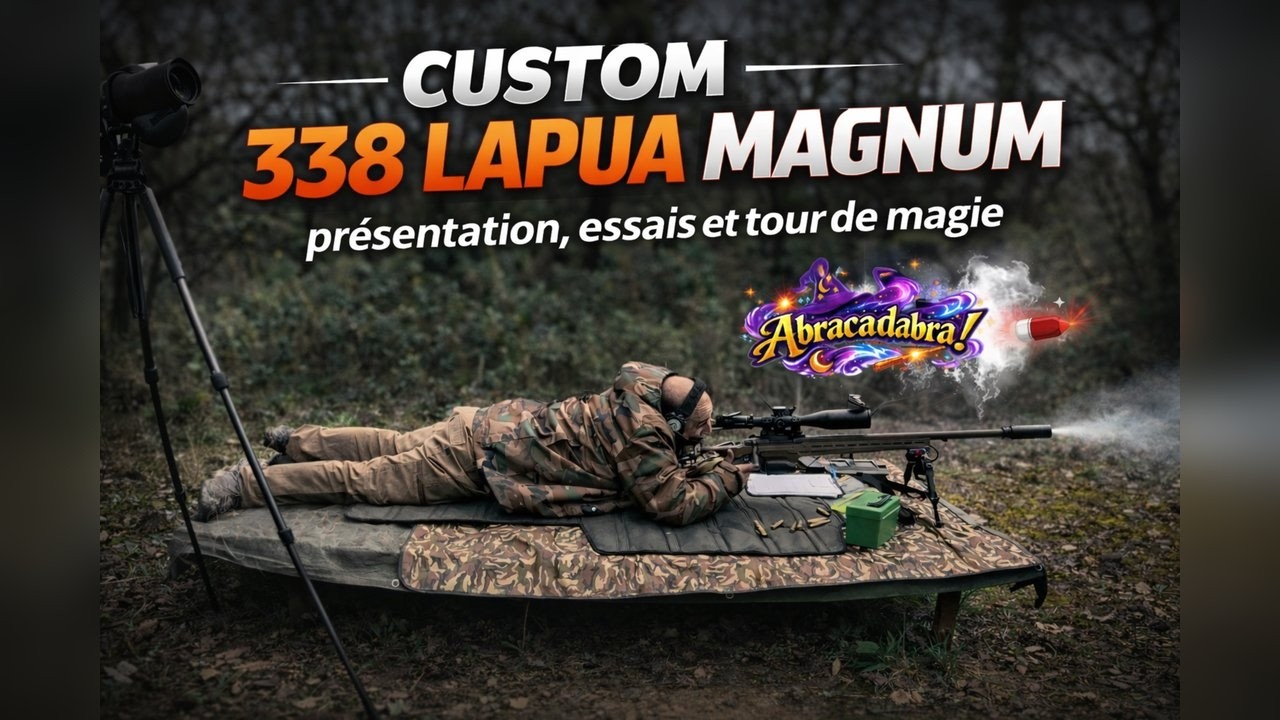 Custom 338 Lapua Magnum canon Bergara rem 700 test et tour de magie avec un setup de compétition TLD