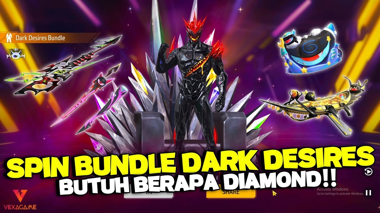 GINI CARANYA TRIK SPIN DI RUSH BOARD!! SPIN DARK DESIRES BUNDLE HABIS BERAPA DIAMOND