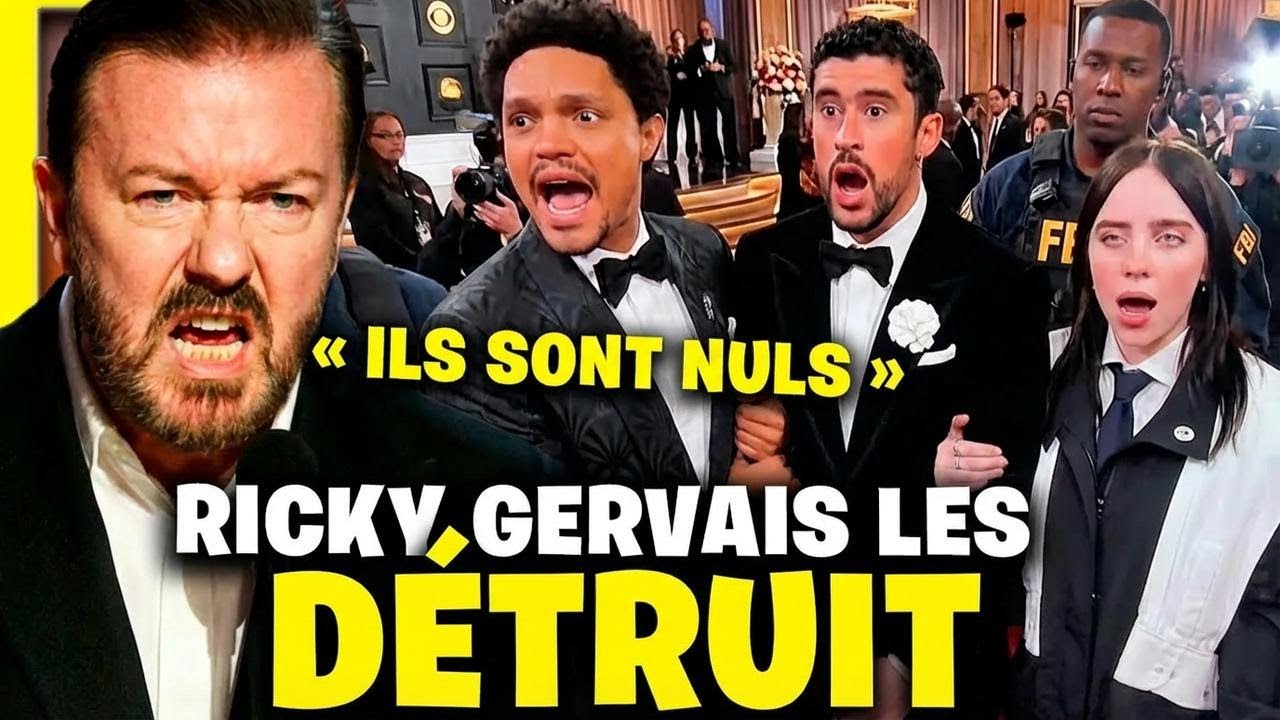 Ricky Gervais DÉMONTE les artistes woke qui se sont couverts de ridicule aux Grammy