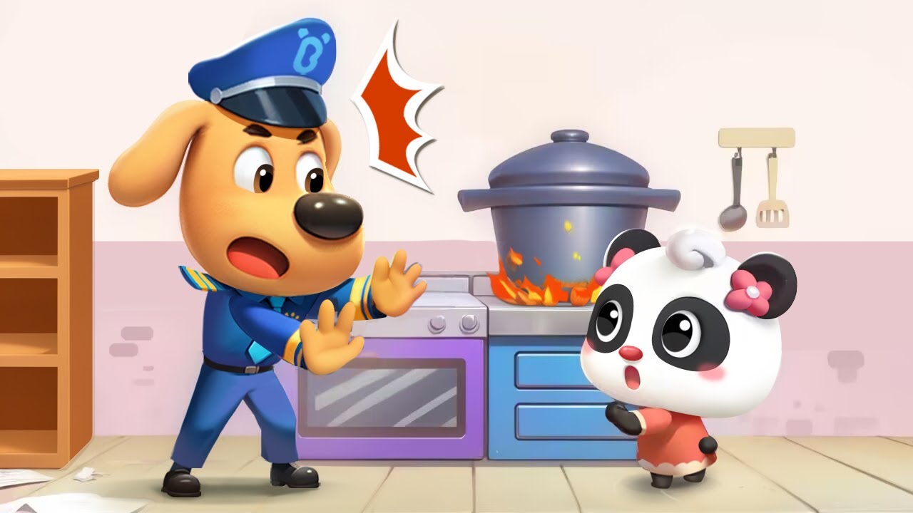 Kitchen Safety | Safety Tips for Kids | Kids Cartoon | Sheriff Labrador