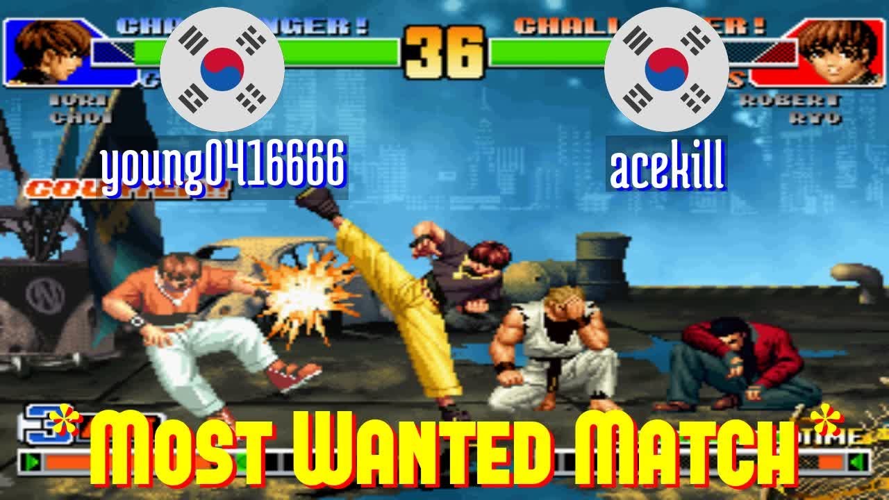 FT5 @kof98: young0416666 (KR) vs acekill (KR) [King of Fighters 98 Fightcade] May 7