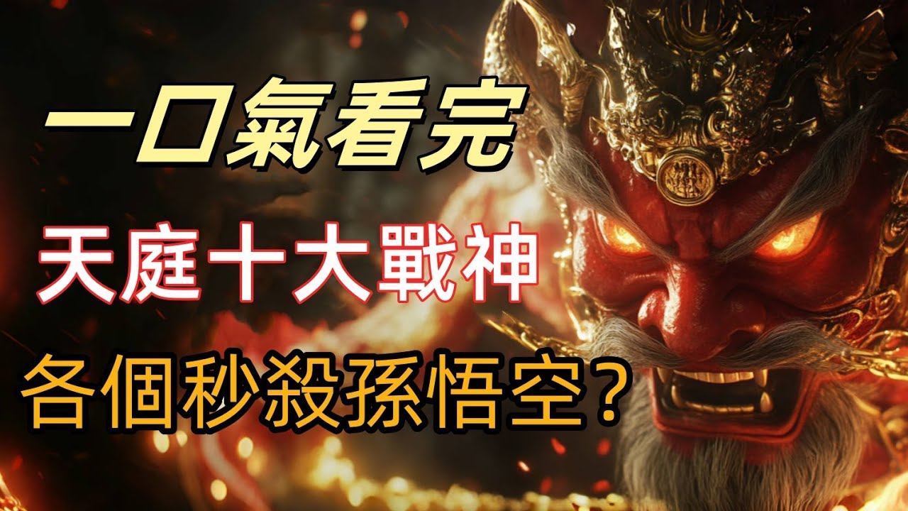 天庭十大隱藏戰神曝光，各個都能打爆孫悟空？大鬧天宮不過是一場猴戲？ |誰說天庭軟弱？你是沒看過這十位殺神！最後一位連如來也不敢惹！