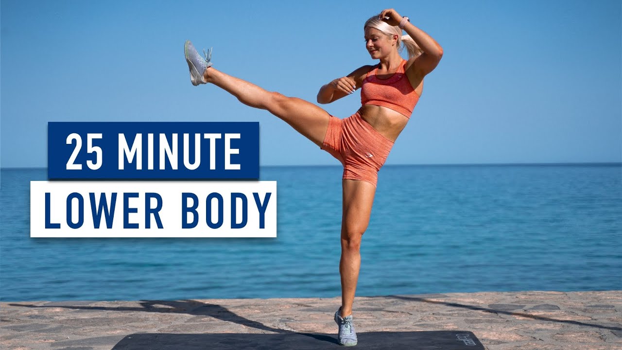 25 MIN Leg Home Workout - NO REPEAT - with weights (dumbbells)