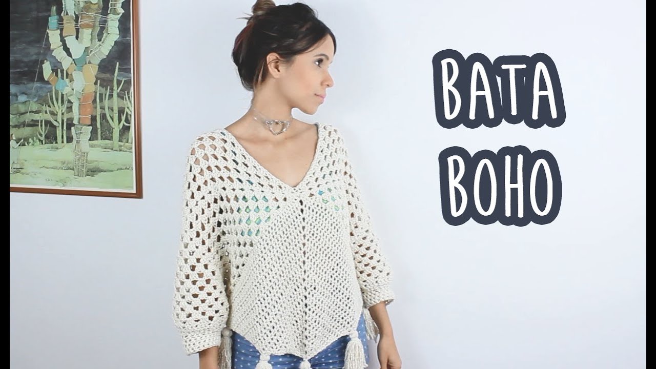 BATA BOHO SUPER BARATA - CROCHÊ