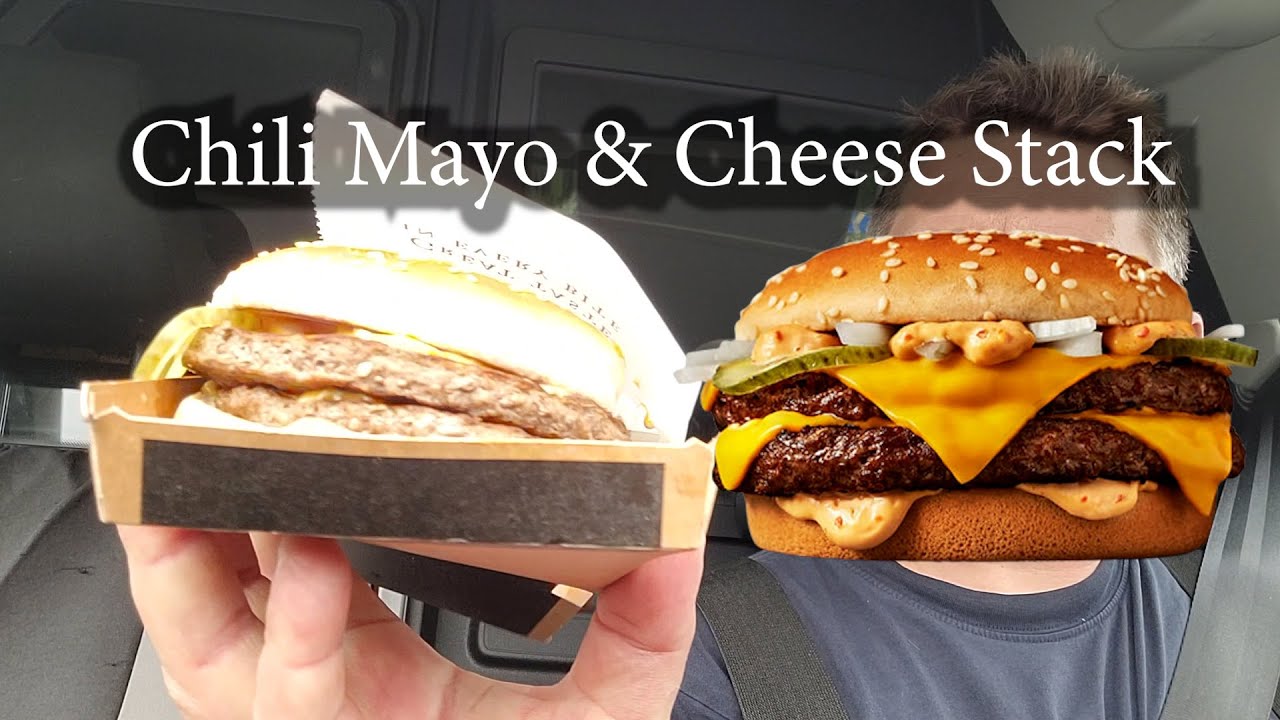 Testar Mc Donalds Chili Mayo & Cheese Stack