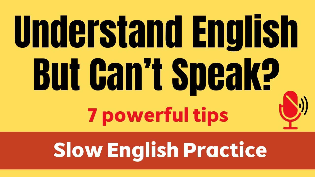 Why You Understand English But Can’t Speak? Slow English for Fluency & Shadowing | Easy Podcast