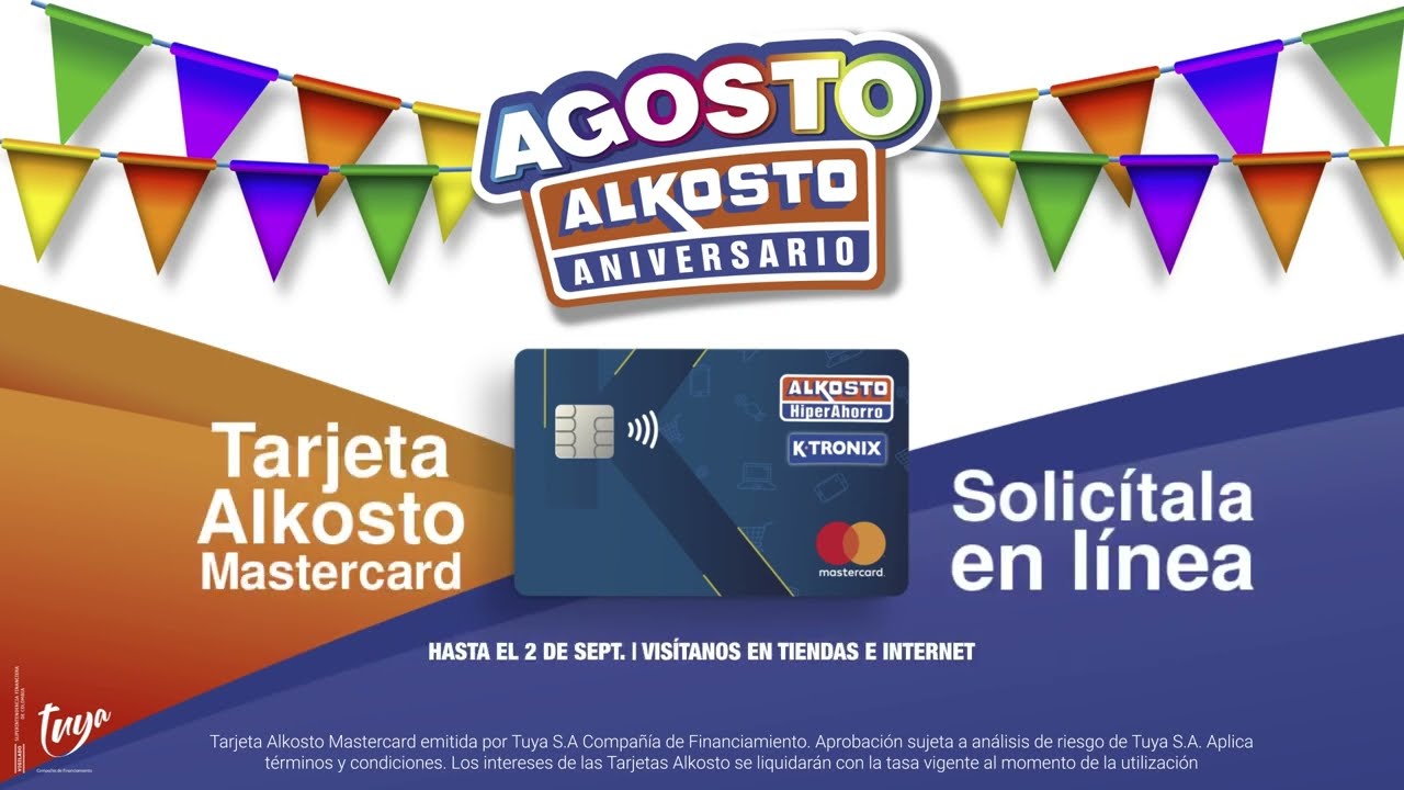 Aprovecha de hiperdescuentos con tu tarjeta Alkosto &iexcl;Solic&iacute;tala ahora!