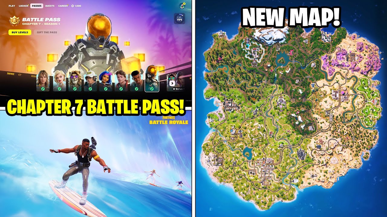 ГЛАВА 7 FORTNITE УЖЕ ЗДЕСЬ! (Новый боевой пропуск, карта, игровой процесс!)
