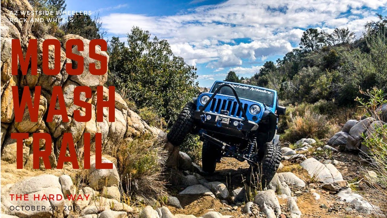 Moss Wash Trail The Hard Way in Kingman, Arizona