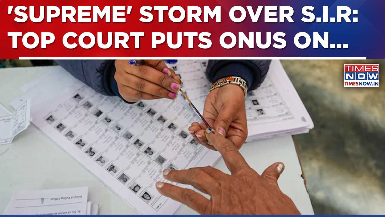 SIR Storm In SC: Apex Court Puts Onus On States, Directs Them To... | EC Reform Exercise | Top News