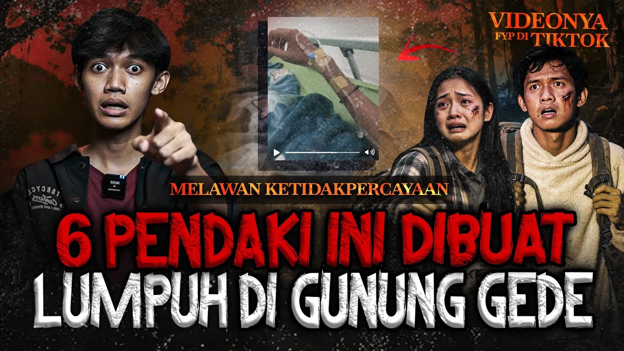 AWALNYA ENGGA PERCAYA?! WARGA SAMPE TURUN TANGAN! 6 PENDAKI INI DIBUAT LUMPUH DI Gn. GEDE 