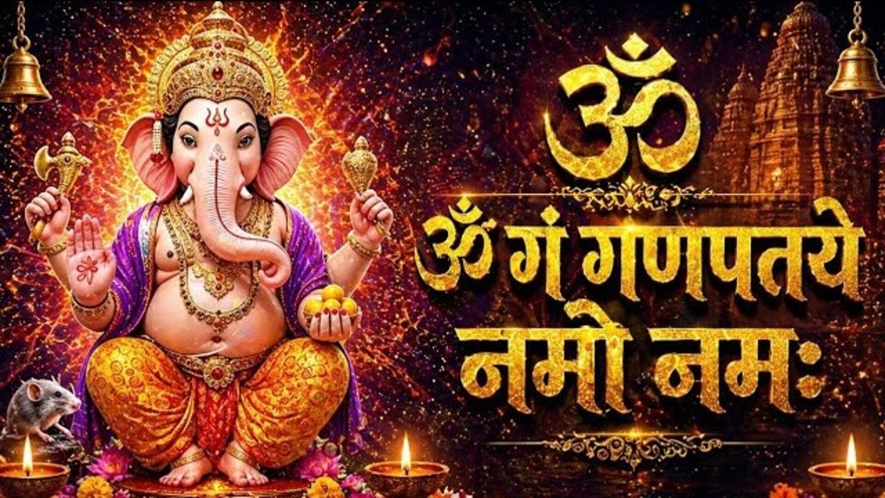 #Ganesh Mantra 108 Times - Om Gan Ganpataye Namo Namah | गणेश मंत्र - ओम गण गणपते नमो नमः