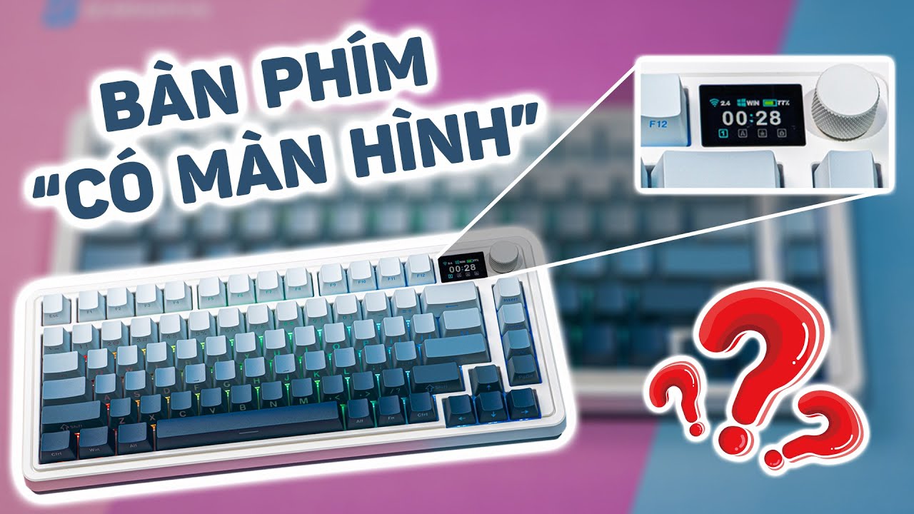 [Review A-Z] Bàn phím tích hợp MÀN HÌNH LED đầu tiên của FL-Esports | Làm được nhiều trò - FL CMK75
