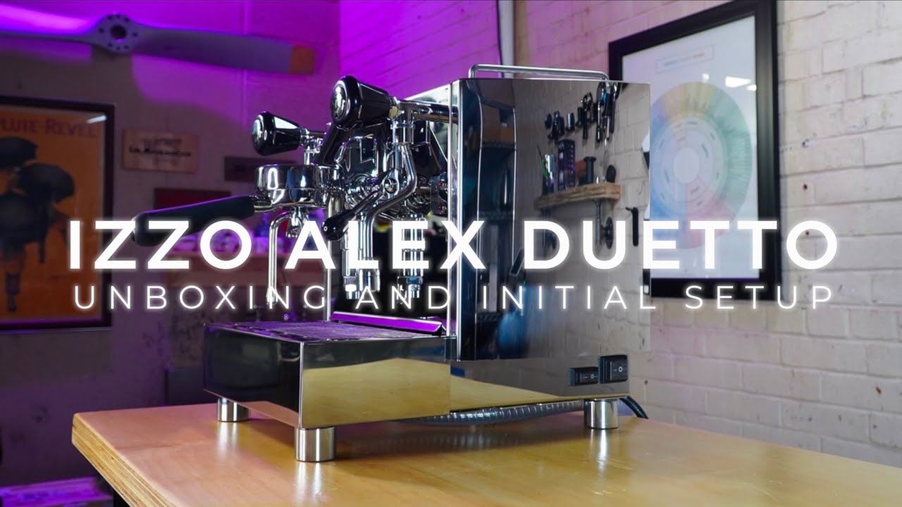 Izzo Alex Duetto Espresso Machine Unboxing and Setup