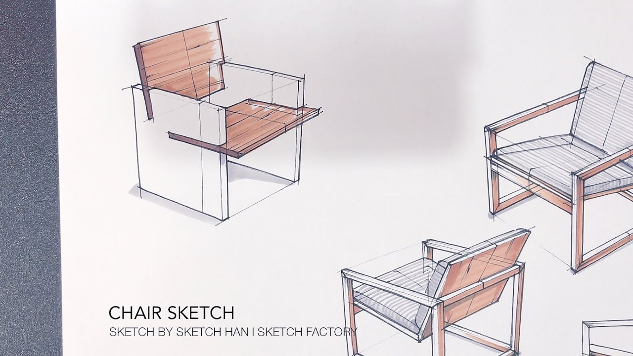 Chair sketch  / furniture sketch / 의자, 가구디자인 스케치
