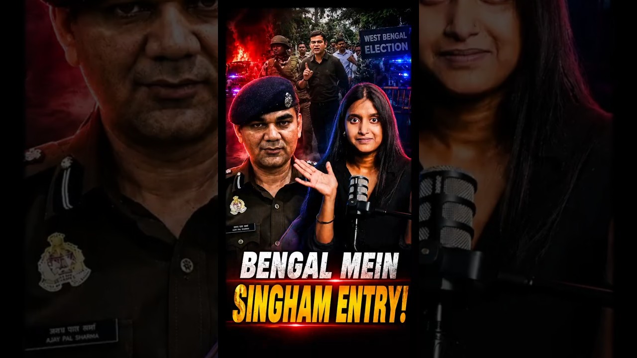 UP ka Singham Bengal Mein! IPS Ajay Pal Sharma ka Viral Action 🚨