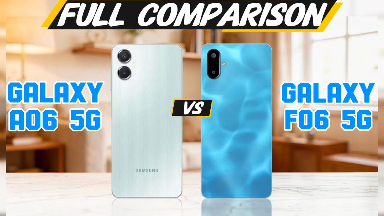 Samsung galaxy a06 5g vs Samsung galaxy f06 5g || which one is best 🤔?