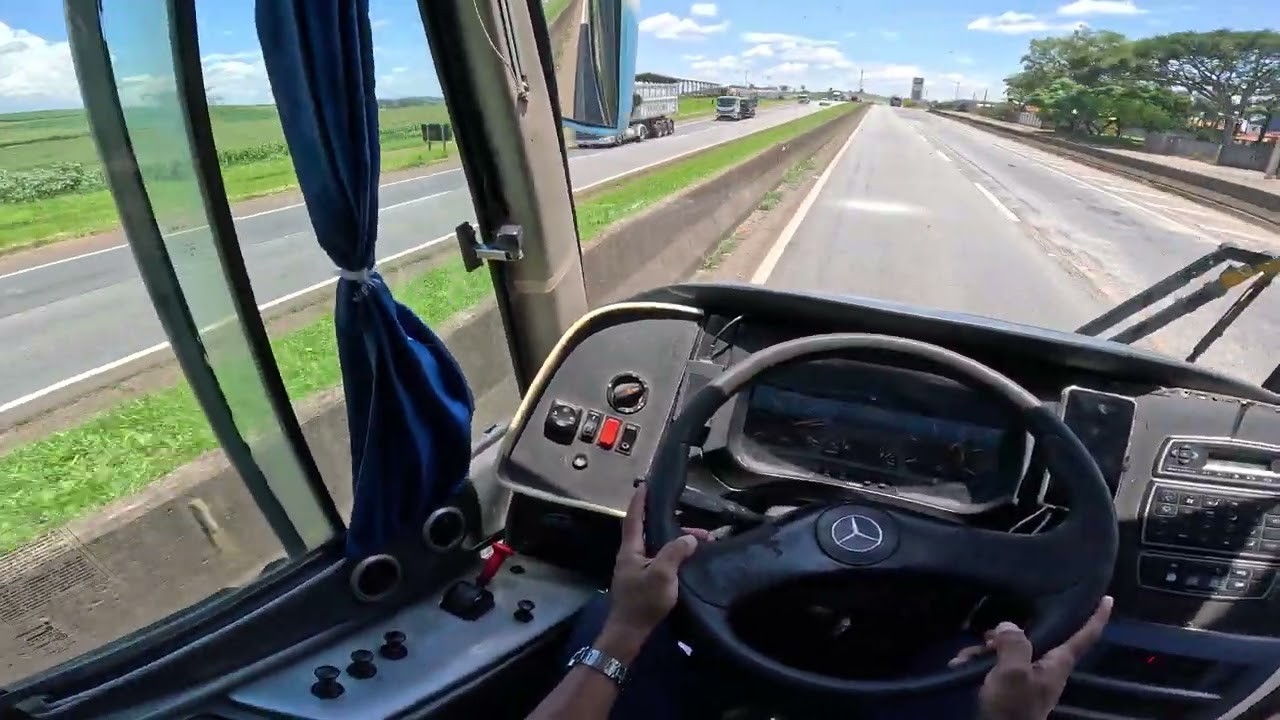 Ao volante, Viagem Satisfat&oacute;ria: Vis&atilde;o do Motorista 🚌 ​#Busologia #OnibusRodoviario #POV #viral #bus
