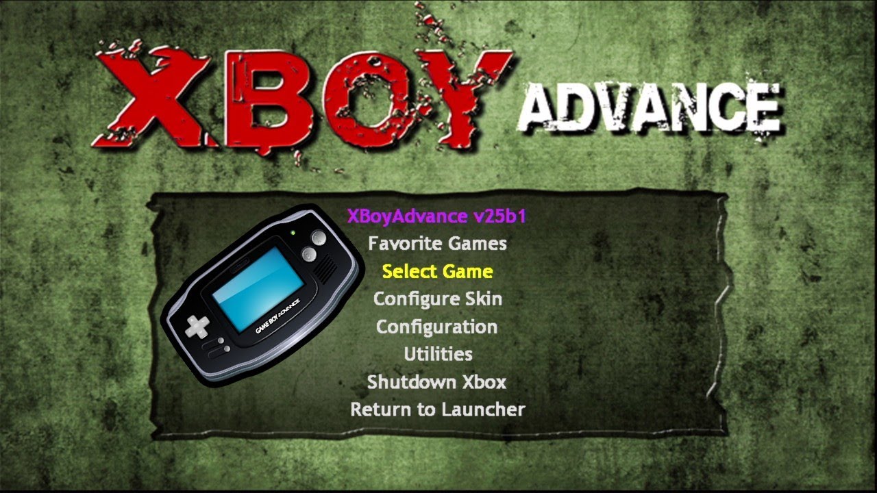 Emulador Game Boy Advance - Xbox Clássico