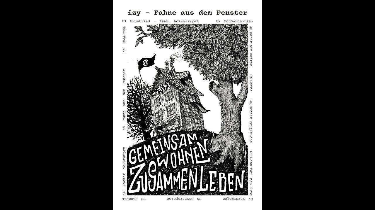izy - Fahne aus dem Fenster
