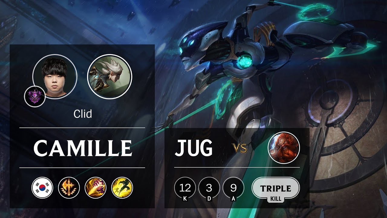 Camille Jungle vs Gragas - KR Master Patch 10.1