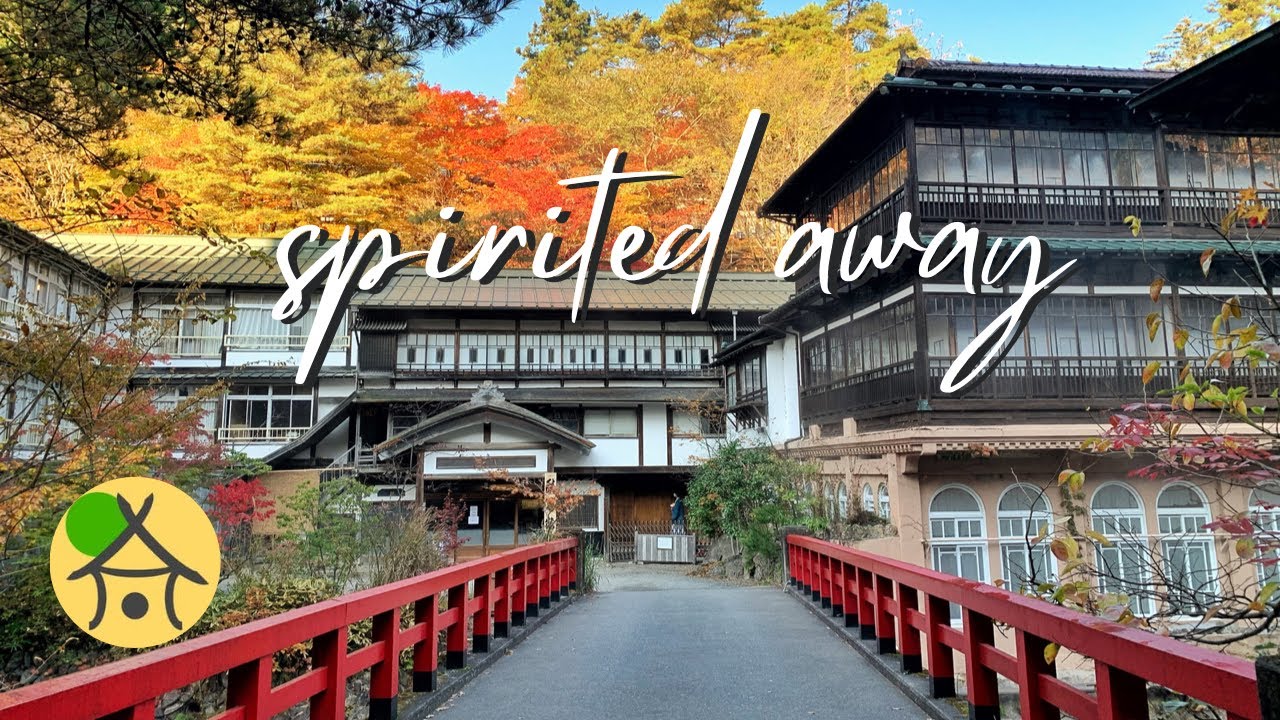 Staying at Real Life Ghibli Location of Spirited Away | Shima Onsen in Autumn | mikasa Travel