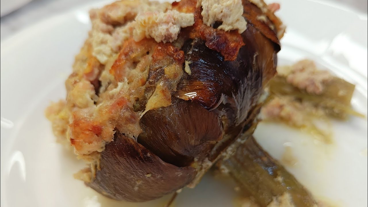 Carciofi ripieni. Facili e buonissimi.