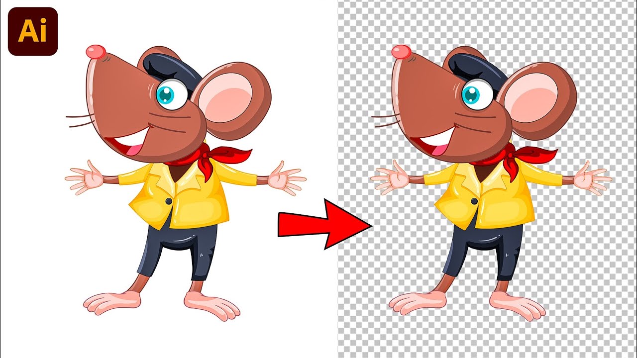 Comment Supprimer l'arrière plan Blanc d'une Image sur Illustrator
