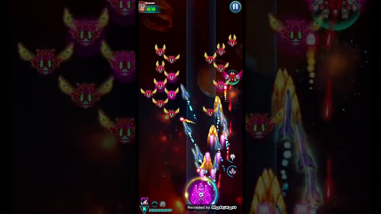 Level 136 Hard Boss Apache ll Using Pirate Galaxy-Attack-Alien-Shooter