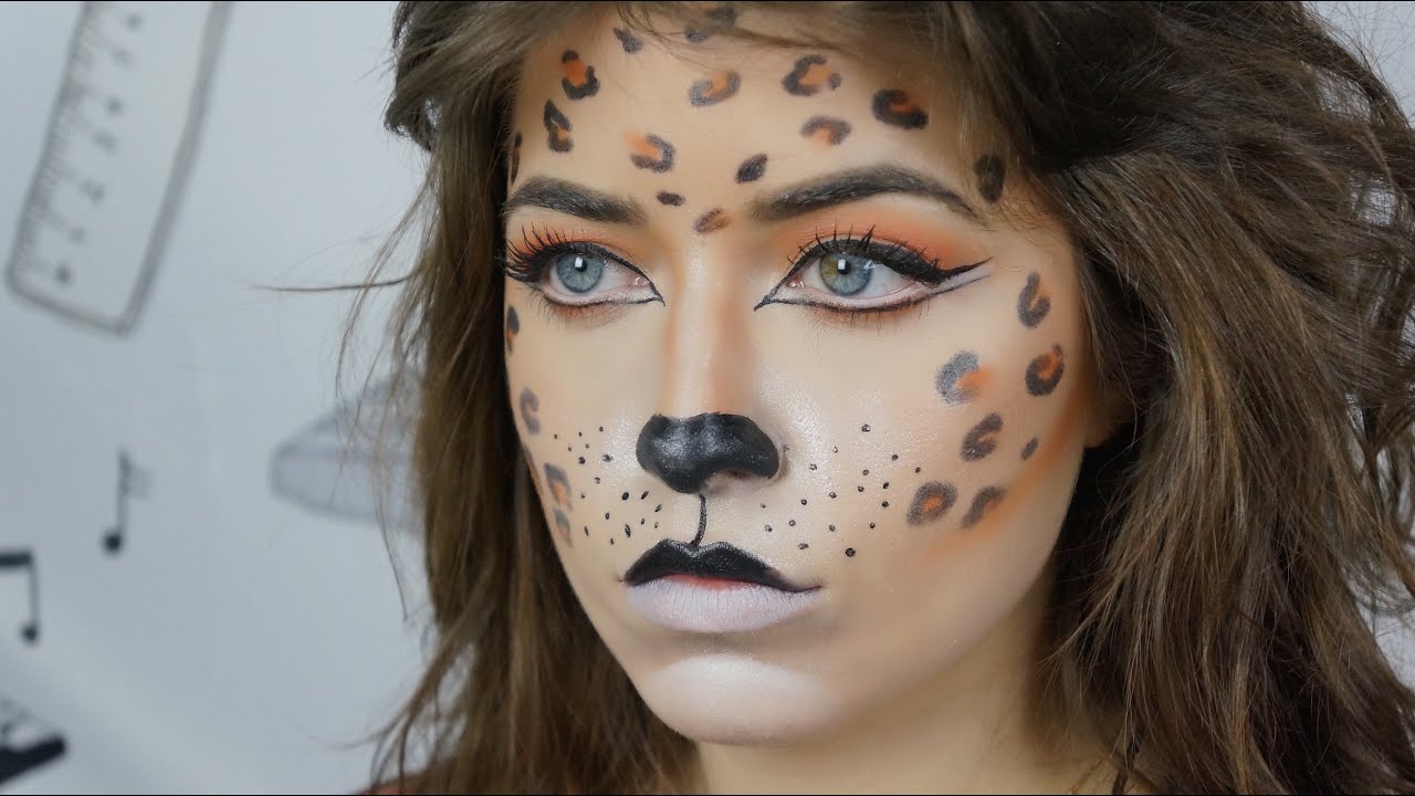Halloween Leopard Makeup Tutorial