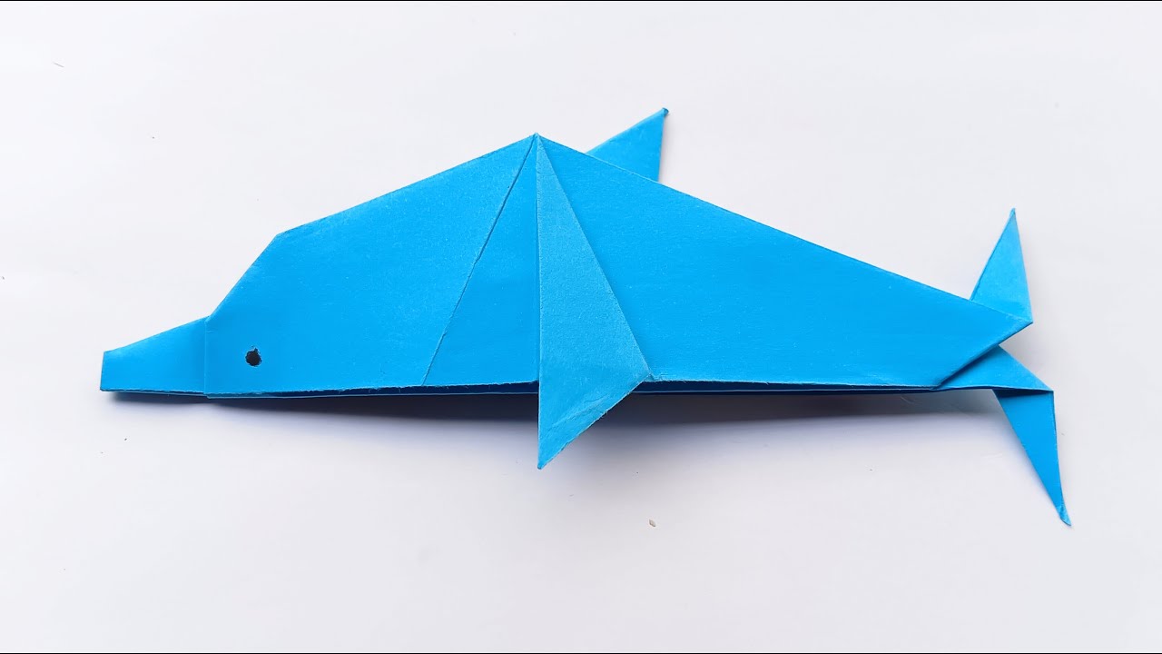 how to make paper Dolphin | Origami Dolphin 