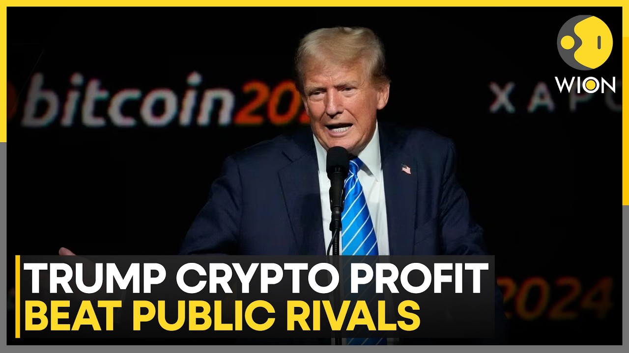 Trump's Crypto Income Tops $1.4 Billion, Beats Coinbase In 2025 | WION