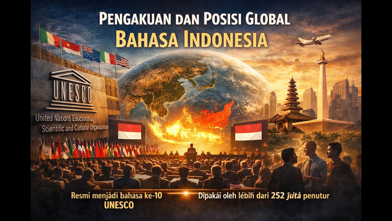 BAHASA INDONESIA! Dulu hanya bahasa persatuan, kini menjadi bahasa dunia.