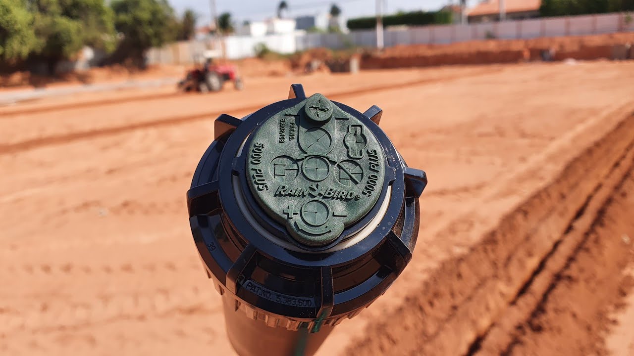 Minha Rotina de Trabalho/Instalação sistema Irrigação Automatizada para Campo  esportivo