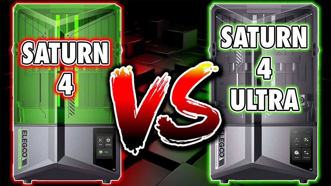 Elegoo Saturn 4 Vs 4 Ultra - The RIGHT PRINTER FOR YOU