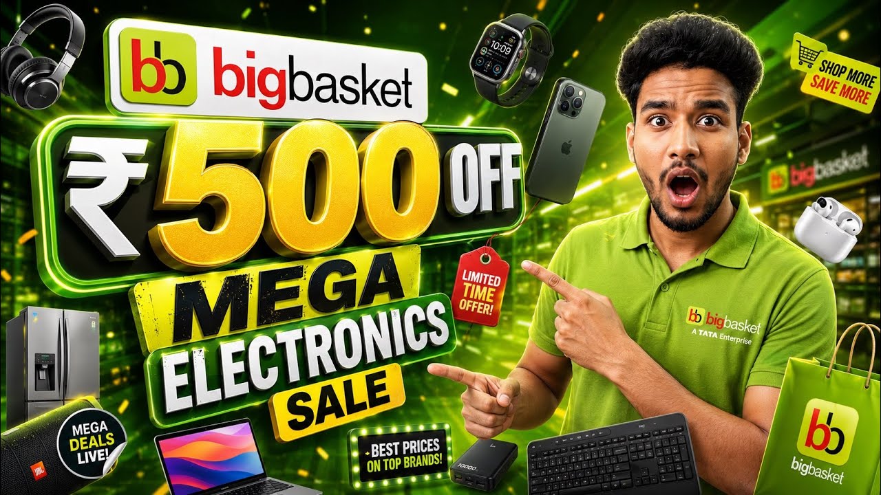 🛒 BigBasket Coupon Code Today 2026 🥦 Get ₹500 OFF + Best Grocery Deals & Hidden Offers 💸
