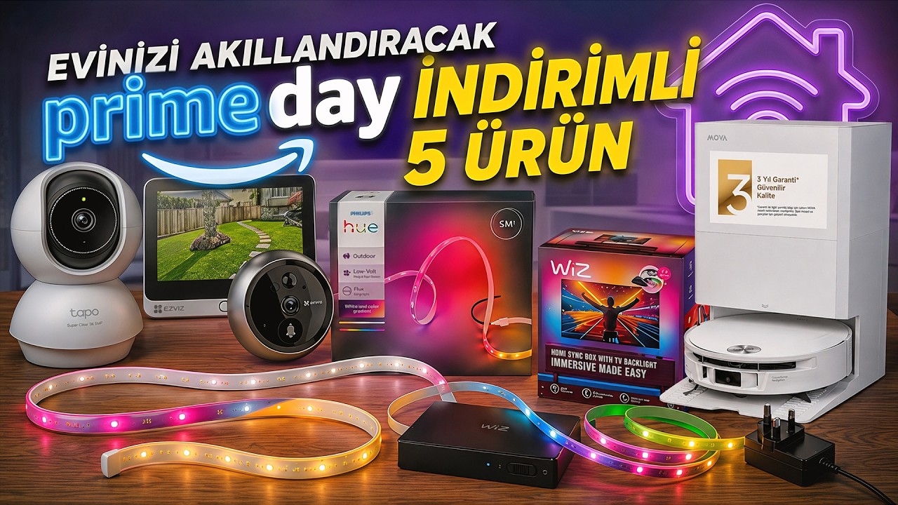 Evinizi Akıllandıracak Prime Day İndirimli 5 &Uuml;r&uuml;n!
