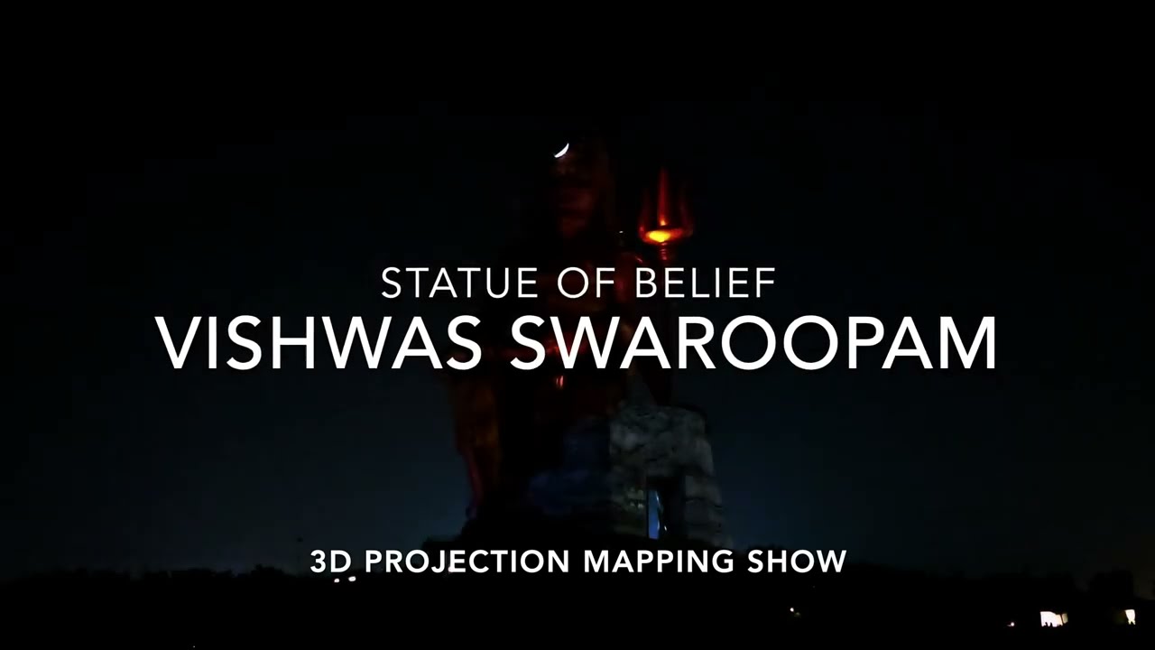 Statue of Belief - Vishwas Swaroopam || 3D Projection Mapping Full Video || Light & Sound Full Show