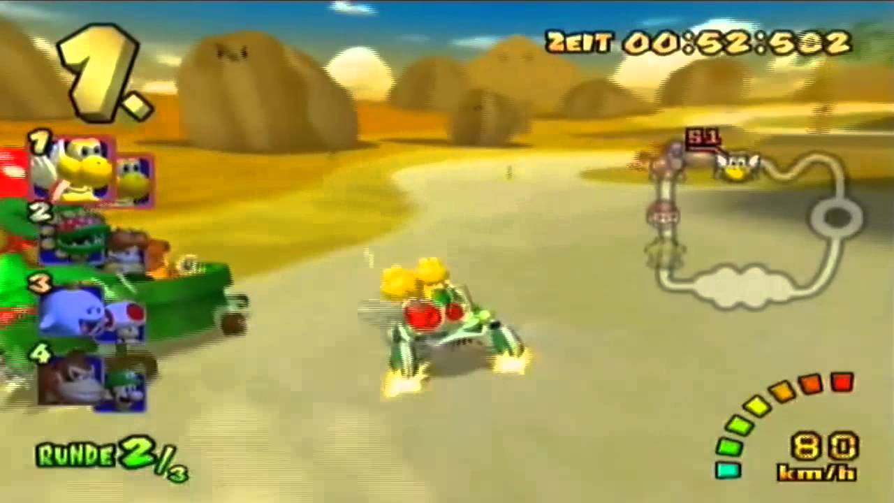 Mario Kart: Double Dash!! - Staubtrockene Wüste