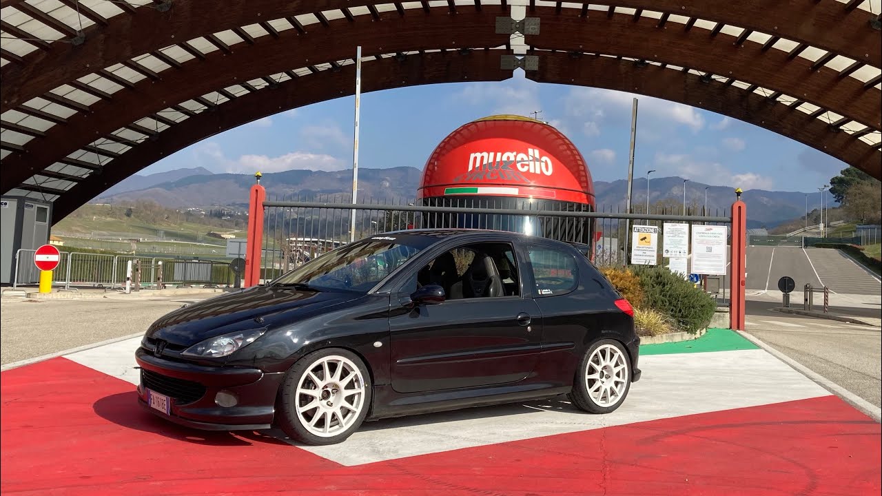 206 RC Trackday  Circuito del  Mugello 1 Round con Porsche 911-500 abarth