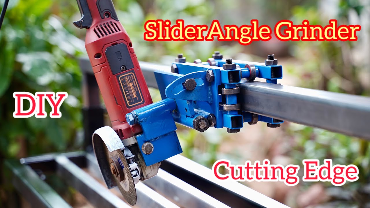 Making A New Slider Angle Grinder Cutting Edge