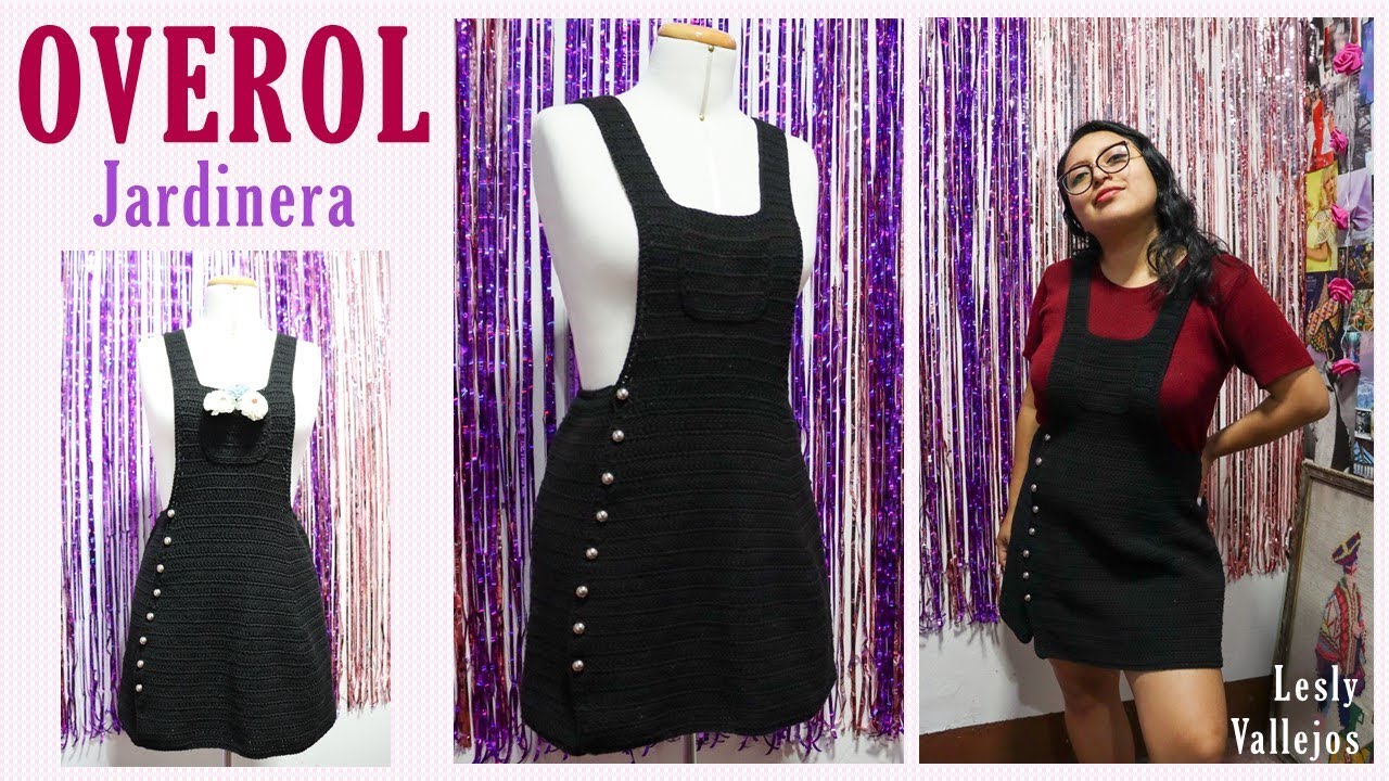OVEROL – Overall CROCHET – Jardinera Mujer | Lesly Vallejos❤️