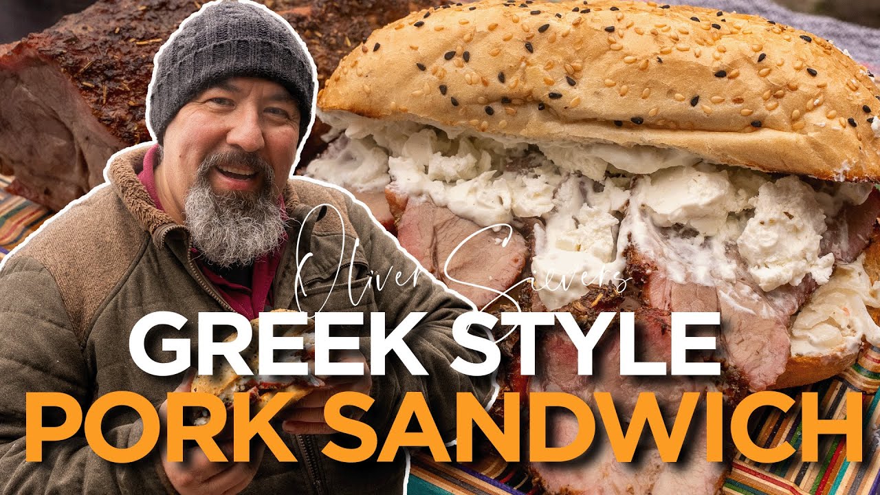 GREEK STYLE PORK SANDWICH – Saftig, frisch & voller Geschmack 🇬🇷🔥