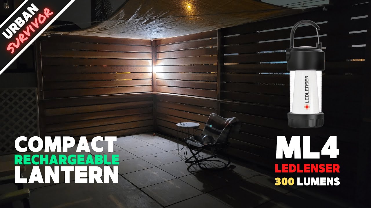 Is the LEDLENSER ML4 the Best Small Camping Lantern? (300 lumens, White + RED Light, Rechargeable)