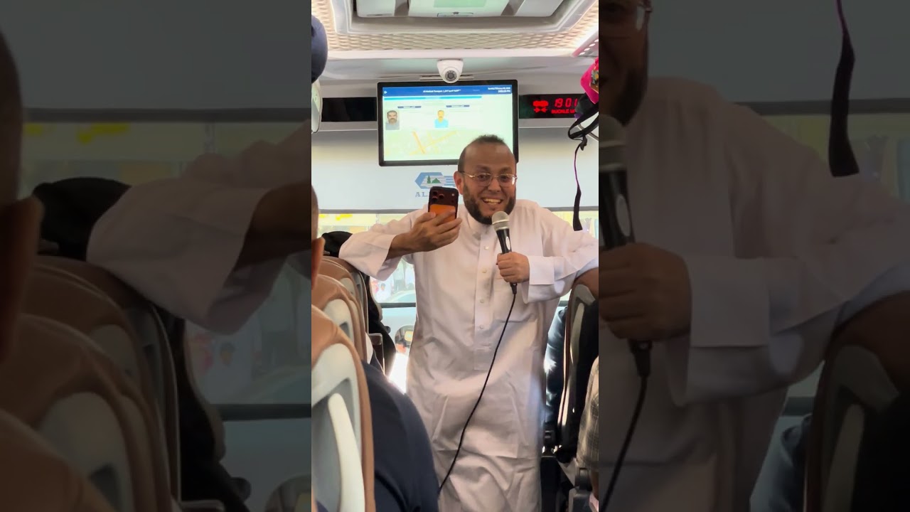 لاندرى انبكى على فراق مكة . ام نسعد لزيارة رسول الله بالمدينة المنورة مع الشيخ حسنى سرحان