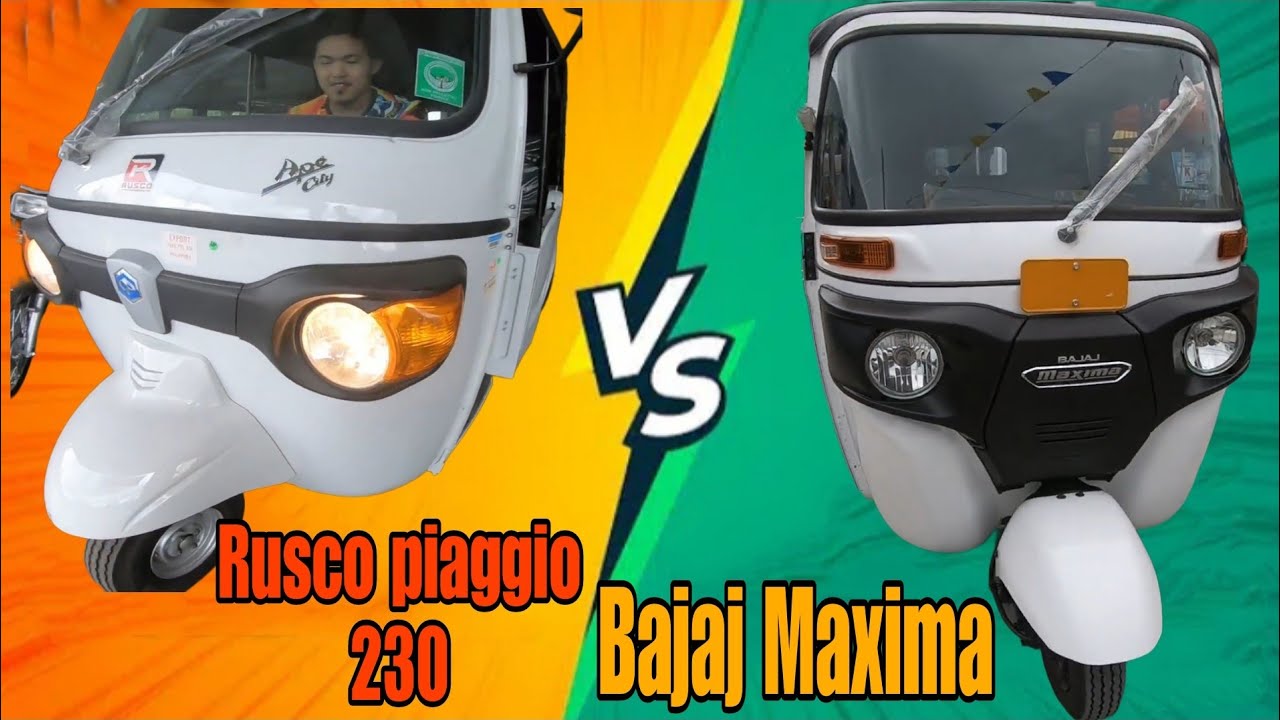 Bajaj Maxima VS Rusco Piaggio 230 kayo na bahala pumili