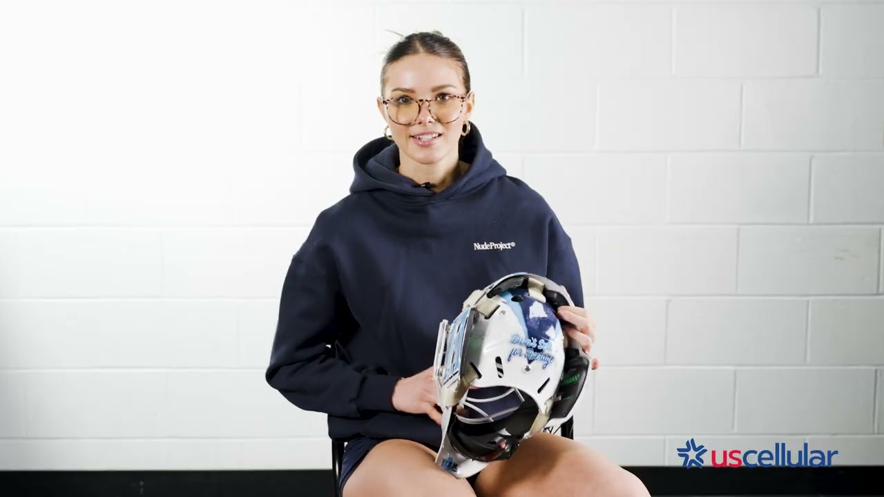 Inside the Huddle - Goalie Helmet Designs - Julia Bachetti